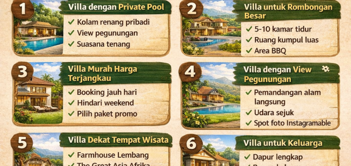 sewa villa Lembang